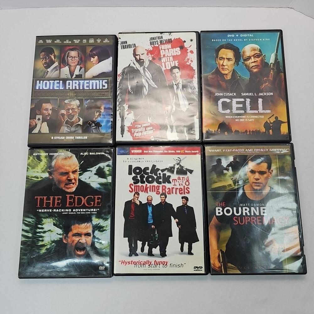 Lot of 6  DVDs Movies